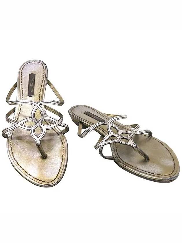 Smith Market Metallic Sandals Women s Shoes - LOUIS VUITTON - BALAAN 1