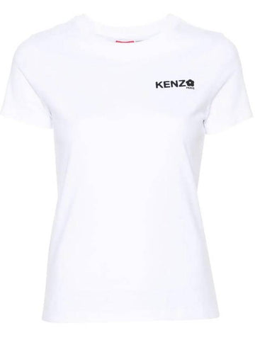 Boke Flower 2 0 Classic Cotton Short Sleeve T-Shirt White - KENZO - BALAAN 1