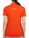 Women's Strike Mock Neck Short Sleeve T-Shirt Orange - HORN GARMENT - BALAAN 5