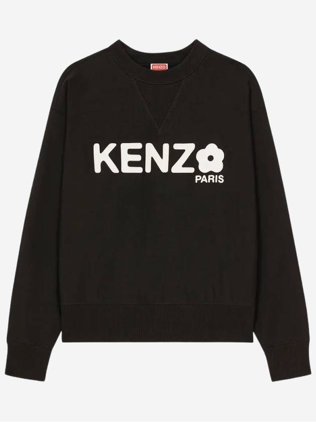 Bokeh Flower 2 0 Sweatshirt Black - KENZO - BALAAN 3