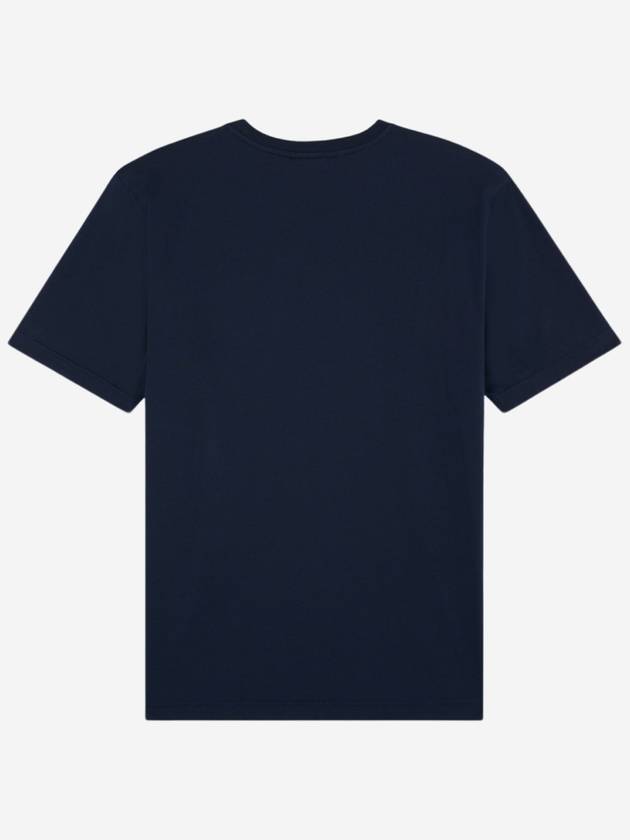 Speedy Fox Patch Comfort Short Sleeve T-Shirt Ink Blue - MAISON KITSUNE - BALAAN 3