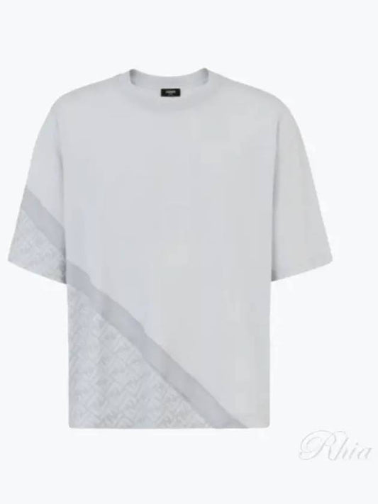 Jersey Short Sleeve T-Shirt Grey - FENDI - BALAAN 2