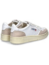 Medalist Suede Low Top Sneakers White - AUTRY - BALAAN 5