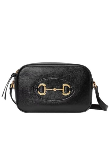 Horsebit 1955 Small Shoulder Bag Black - GUCCI - BALAAN 1