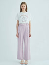 Linen two tuck wide pants_Lavender - OPENING SUNSHINE - BALAAN 1