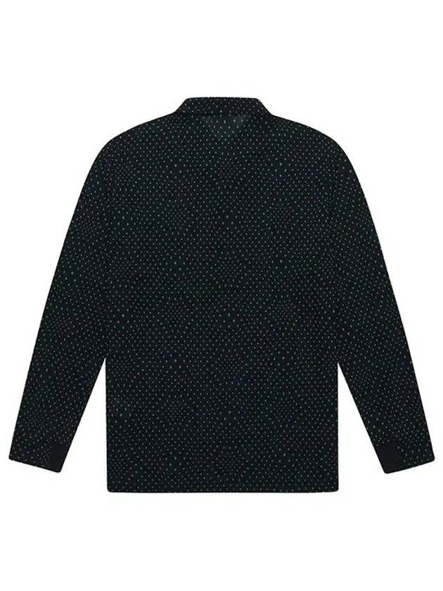 Espandi Button Down Long Sleeve T-Shirt 9363GZPPNAVY - BLACK&WHITE - BALAAN 2