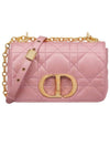 Caro Small Cross Bag Gold Pink - DIOR - BALAAN 1