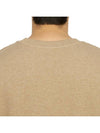 Men's Item Logo Crew Sweatshirt Heather Beige - A.P.C. - BALAAN 8