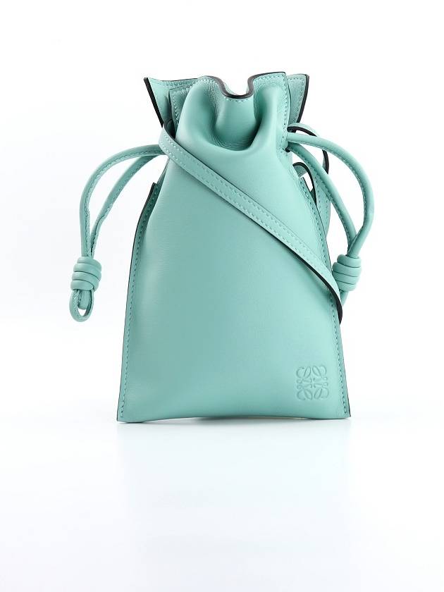 Flamenco Pocket Calfskin Cross Bag Fresh Mint - LOEWE - BALAAN 2