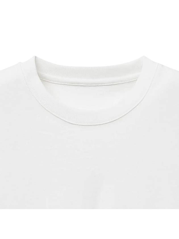 Heavy Cotton Overfit Short Sleeve T-Shirt White - NOIRER - BALAAN 5