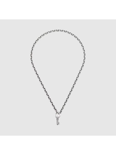 Trademark Chain Necklace Silver - GUCCI - BALAAN 2