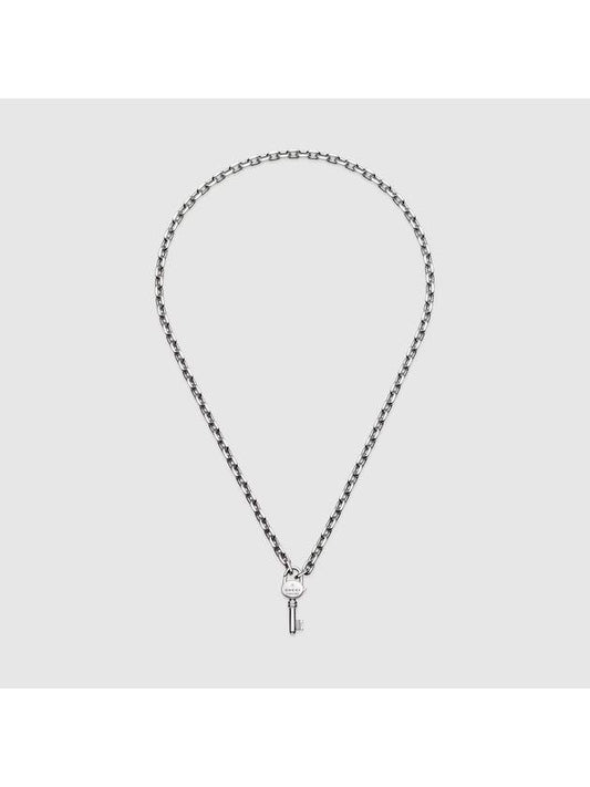 Trademark Chain Necklace Silver - GUCCI - BALAAN 2