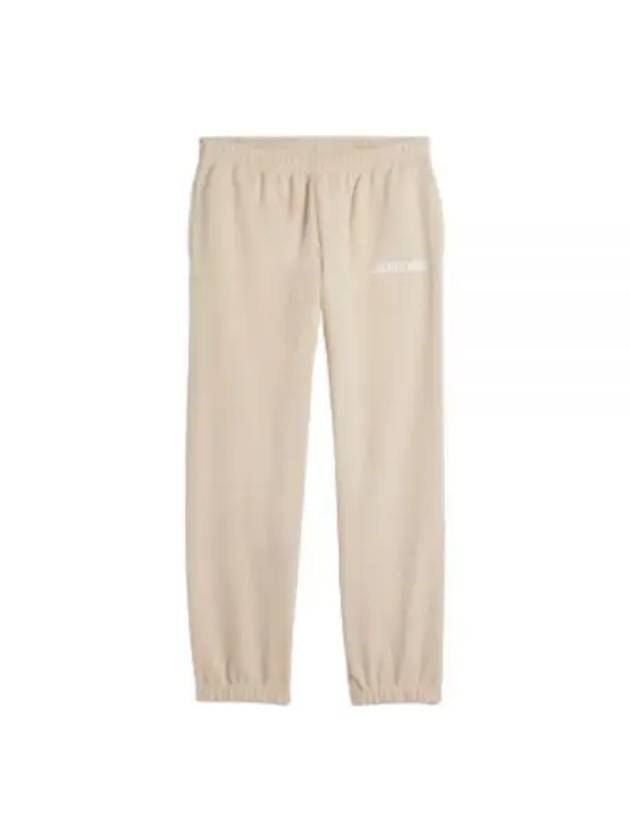 Le Jogging Logo Print Cotton Track Pants Light Beige - JACQUEMUS - BALAAN 2