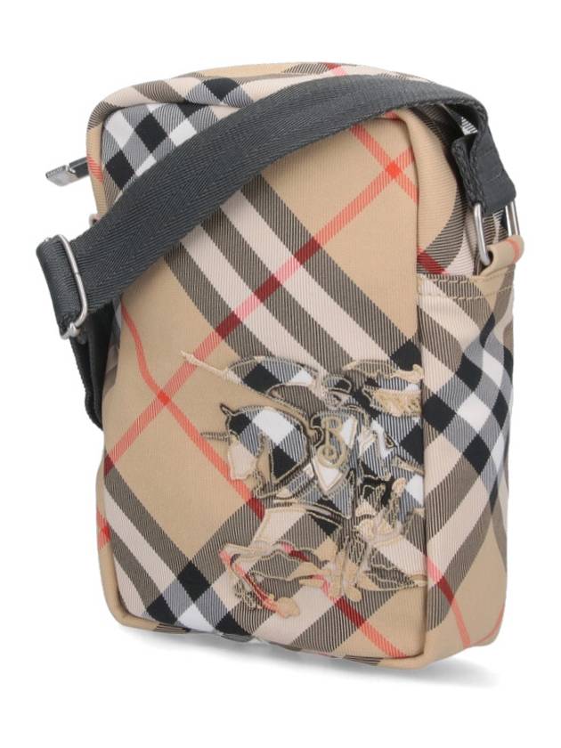 EKD Appliqué Check Phone Cross Bag Beige - BURBERRY - BALAAN 3