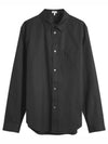 Cotton Long Sleeve Shirt Black - LOEWE - BALAAN 2