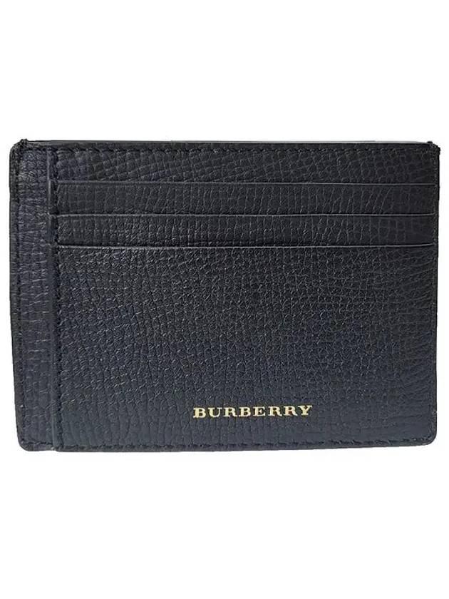 House Check Chase Money Clip Card Wallet Black - BURBERRY - BALAAN 2