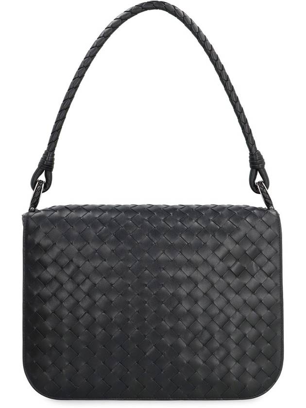 Bottega Veneta Swing Leather Messenger Bag - BOTTEGA VENETA - BALAAN 2