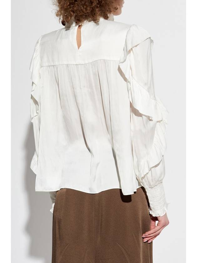 Isabel Marant Top 'Seila', Women's, Cream - ISABEL MARANT - BALAAN 4