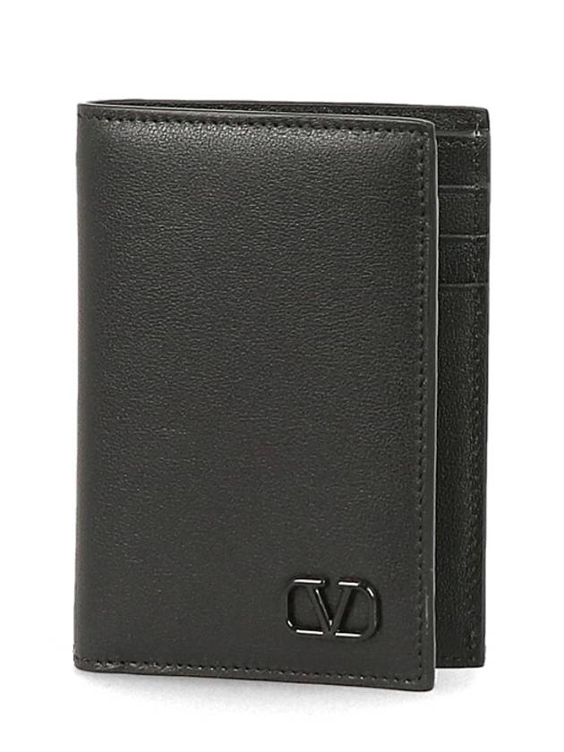 V logo 5Y2P0713 ZQU 0NO card wallet medium - VALENTINO - BALAAN 1