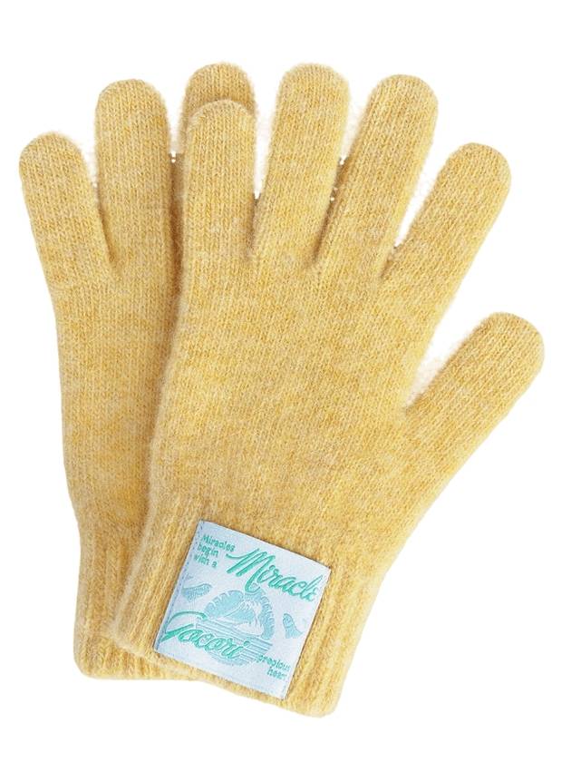 short knit gloves yellow - GOCORI - BALAAN 1