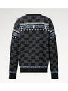 1AGJU8 Jacquard Wool Pullover - LOUIS VUITTON - BALAAN 3