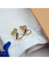 Essential V Stud Earrings Gold - LOUIS VUITTON - BALAAN 3