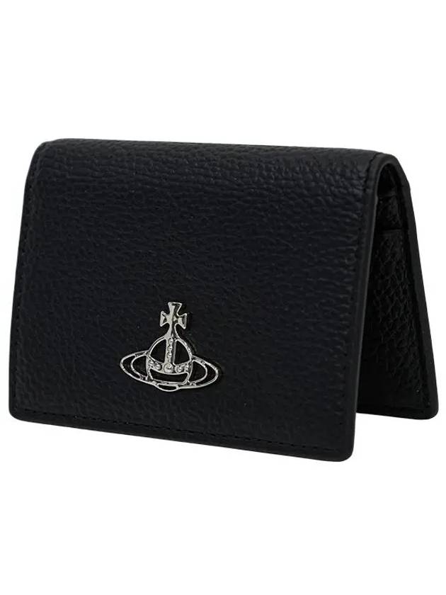 ORB Logo Half Wallet Black - VIVIENNE WESTWOOD - BALAAN 4