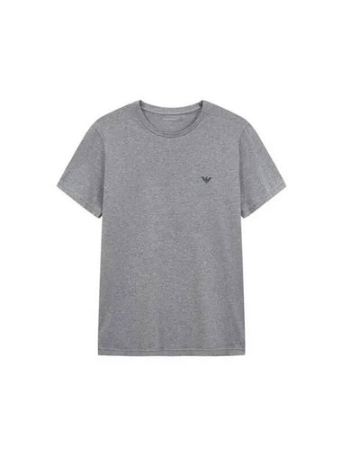 UNDERWEAR Men s Micro Logo Lounge T Shirt Melange Gray - EMPORIO ARMANI - BALAAN 1