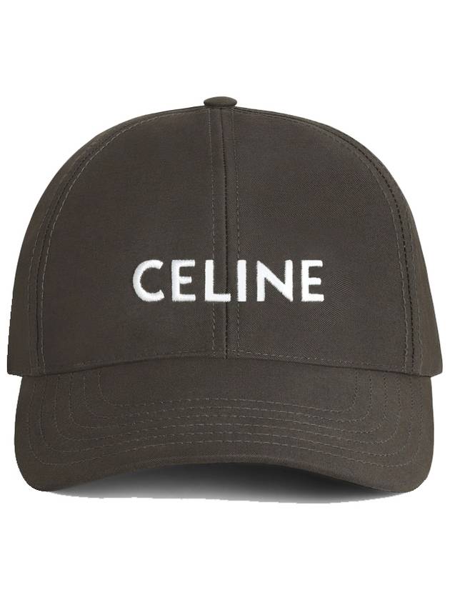 Logo Ball Cap Brown - CELINE - BALAAN 2