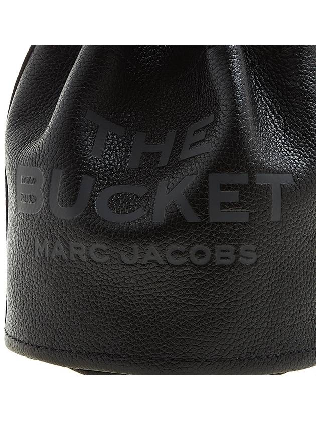 Logo Leather Bucket Bag Black - MARC JACOBS - BALAAN 8
