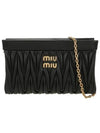 Materasse Nappa Clutch Bag Black - MIU MIU - BALAAN 2