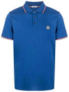 Logo Patch Polo Cotton Short Sleeve T Shirt 8A70300 84556 - MONCLER - BALAAN 2