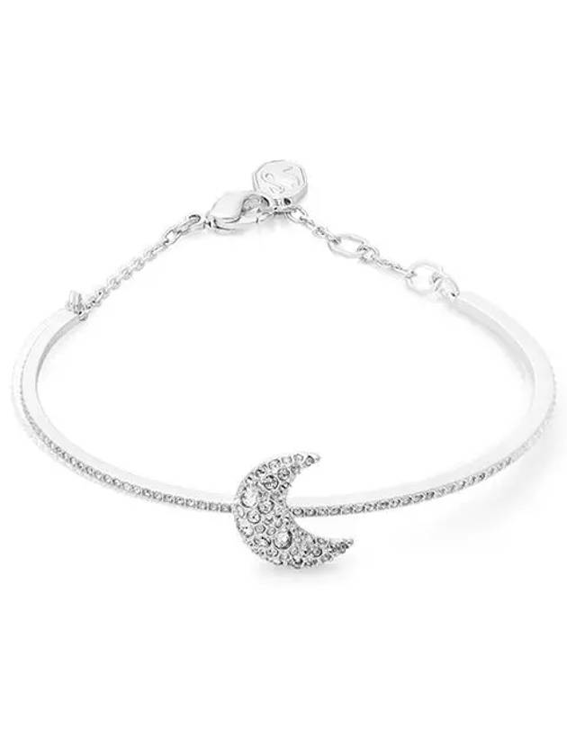 Sublima Moon Crystal Bangle Bracelet Silver - SWAROVSKI - BALAAN 2