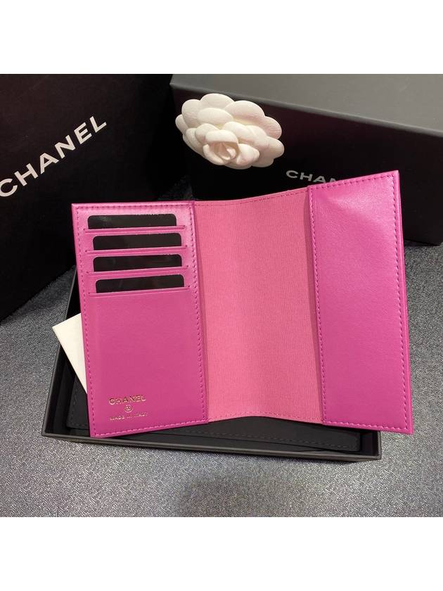 pink passport wallet - CHANEL - BALAAN 6