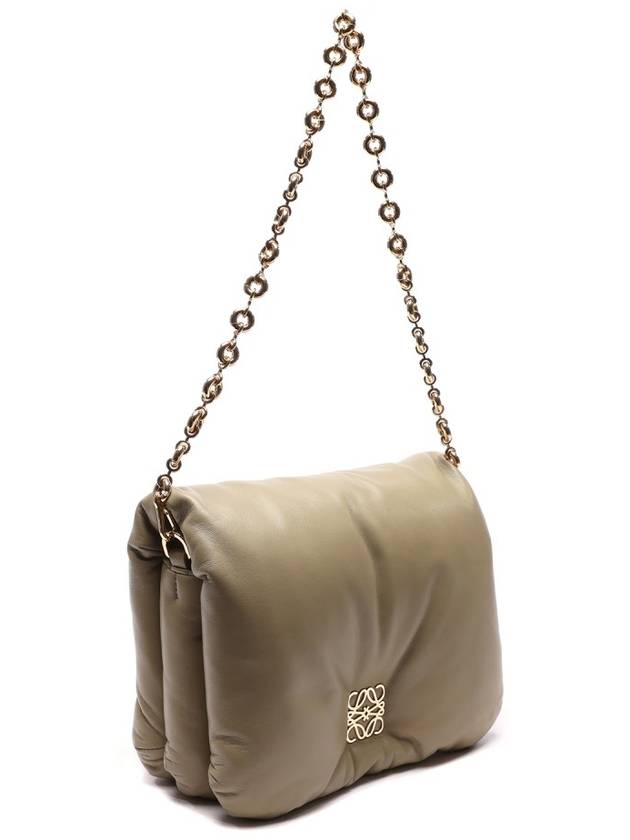 Women's Goya Puffer Chain Shoulder Bag - LOEWE - BALAAN 3