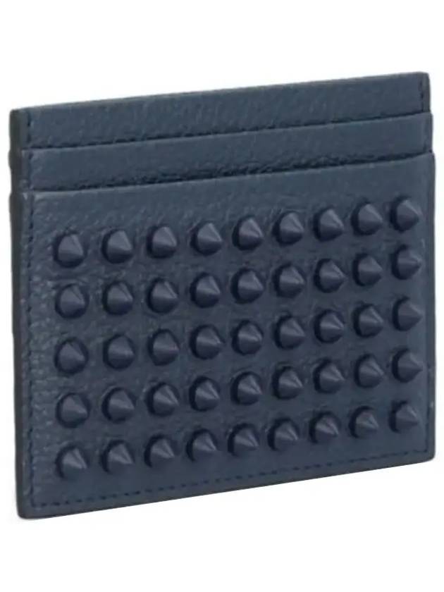 Chios Spike Card Wallet Navy - CHRISTIAN LOUBOUTIN - BALAAN 5