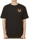 Bowling Oversized Cotton Short Sleeve T-Shirt Black - KENZO - BALAAN 2