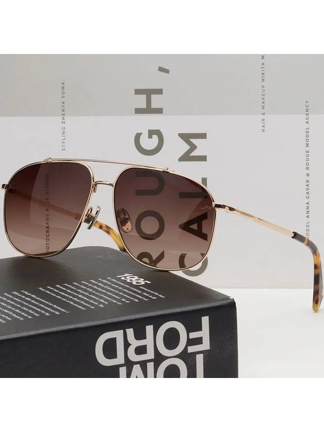 Eyewear Gradient Pilot Sunglasses Gold - LANVIN - BALAAN 3