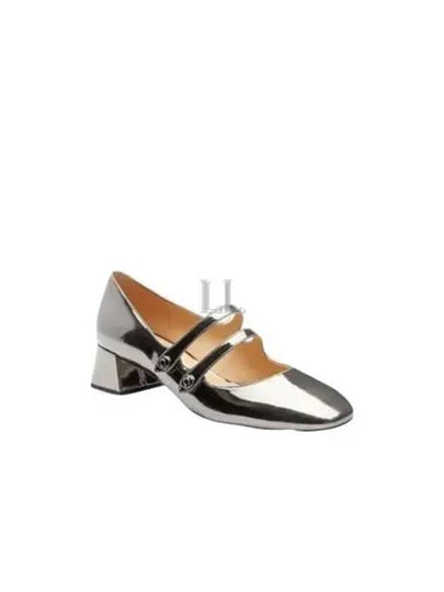 Angelina Mary Jane Flat Silver - COACH - BALAAN 2