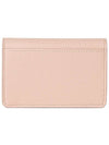 Gancini Leather Card Wallet Pink - SALVATORE FERRAGAMO - BALAAN 3