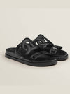 Extra Suede Sandals Noir - HERMES - BALAAN 2