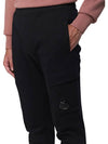 Lens Wappen Cargo Jogger Track Pants Black - CP COMPANY - BALAAN 6