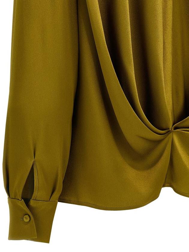 Alberta Ferretti Draped Shirt - ALBERTA FERRETTI - BALAAN 4