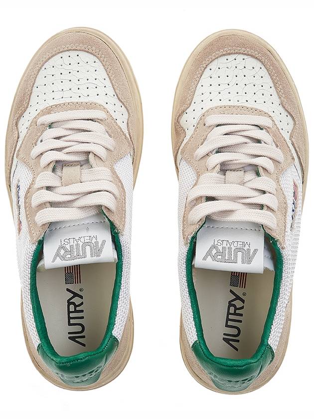 Medalist Green Tab Low Top Sneakers White - AUTRY - BALAAN 7