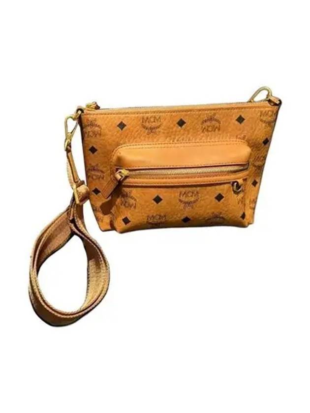 Aren Visetos Cross Bag Beige - MCM - BALAAN 2