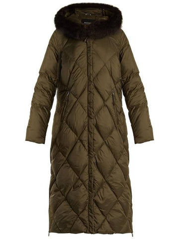 Gel quilted down coat long padding size 48 - MAX MARA - BALAAN 1