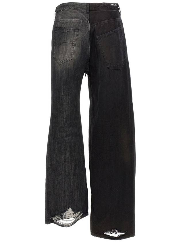 Fifty-Fifty Jeans Black - BALENCIAGA - BALAAN 3