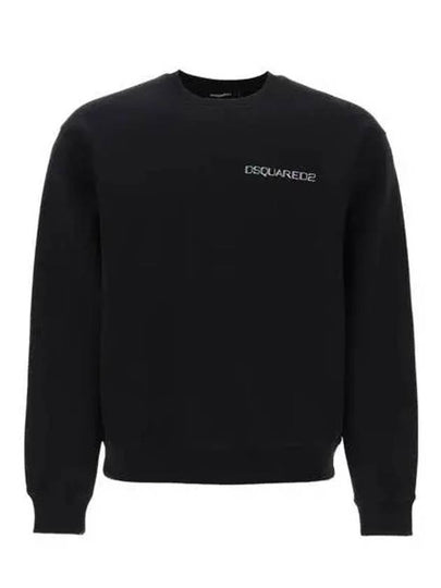 Palm Beach Cool Fit Sweatshirt Black - DSQUARED2 - BALAAN 2