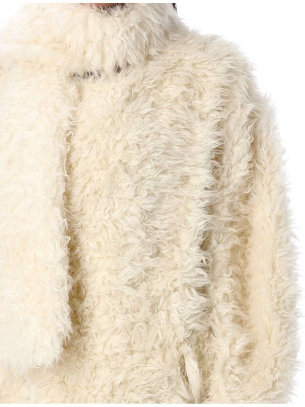 Faux-fur long coat - MSGM - BALAAN 3