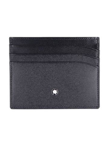 Meisterstuck Leather Card Wallet Black - MONTBLANC - BALAAN 1